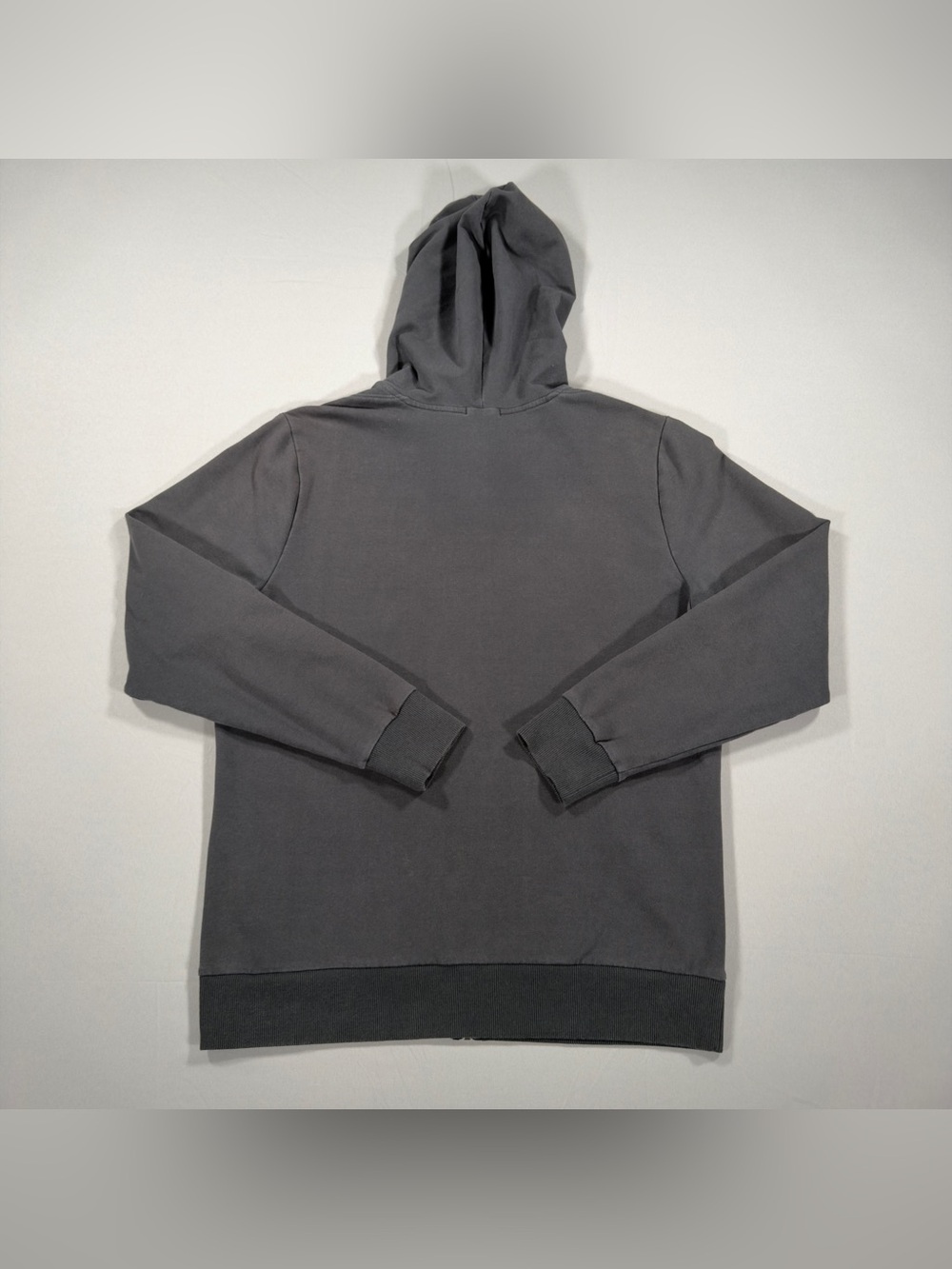 Oakley Enhance Technical Fleece Full Zip Hoodie Mens Large Gray Training Jacket - Picture 6 of 8